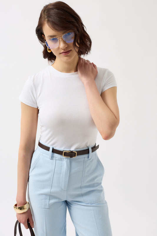 T-shirt basic - biały