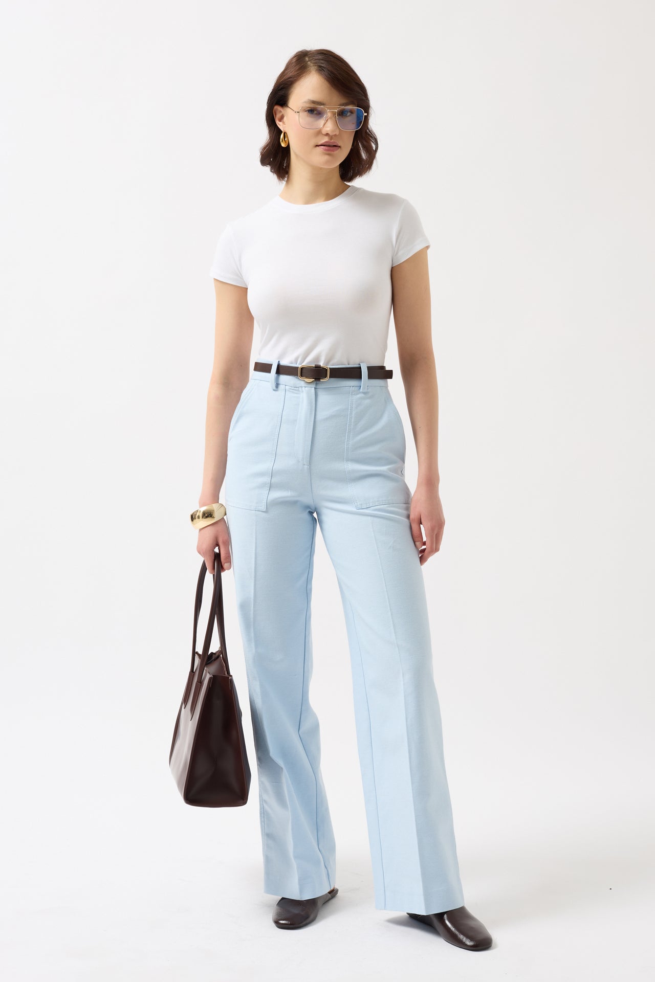 T-shirt basic - bialy