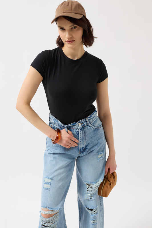 T-shirt basic - czarny