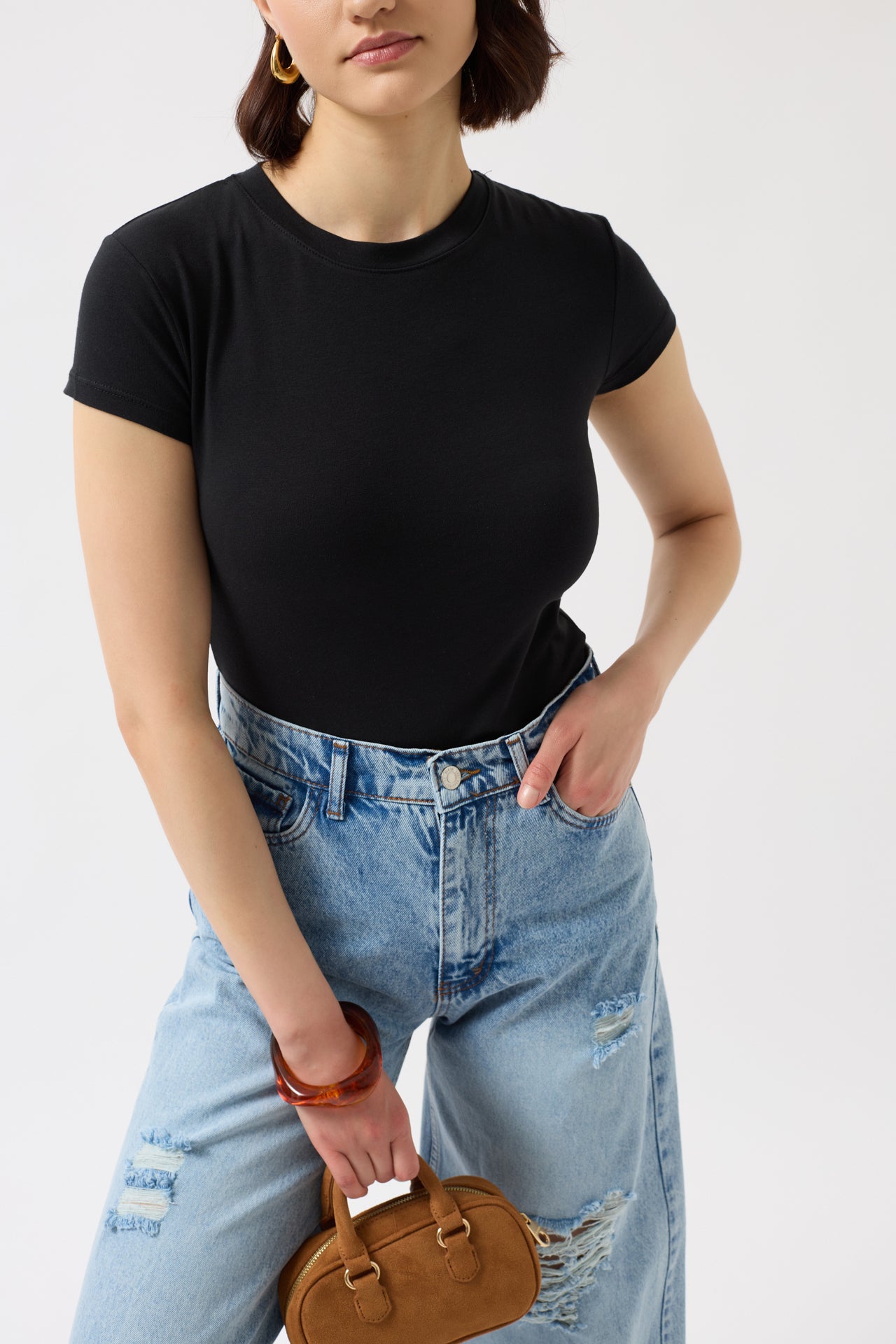 T-shirt basic - czarny